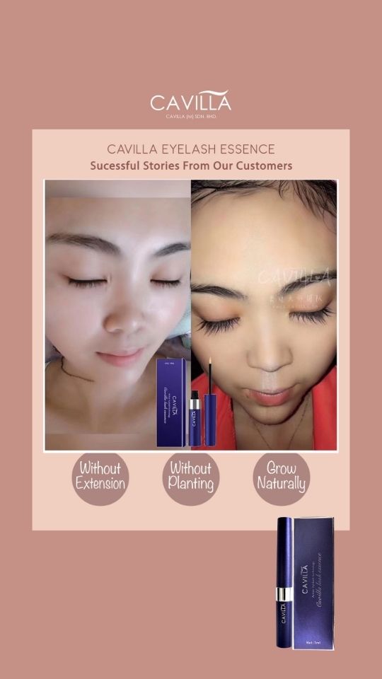 Cavilla Eyelash Serum Testimonial