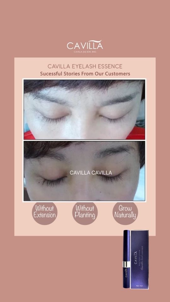 Cavilla Eyelash Serum Testimonial