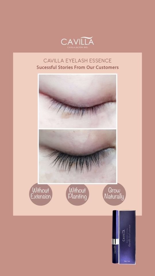 Cavilla Eyelash Serum Testimonial