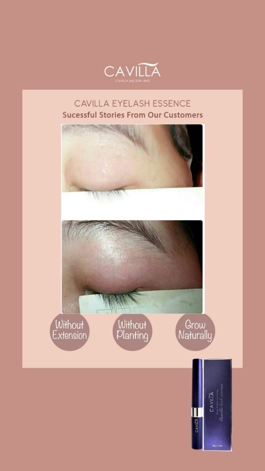 Cavilla Eyelash Serum Testimonial