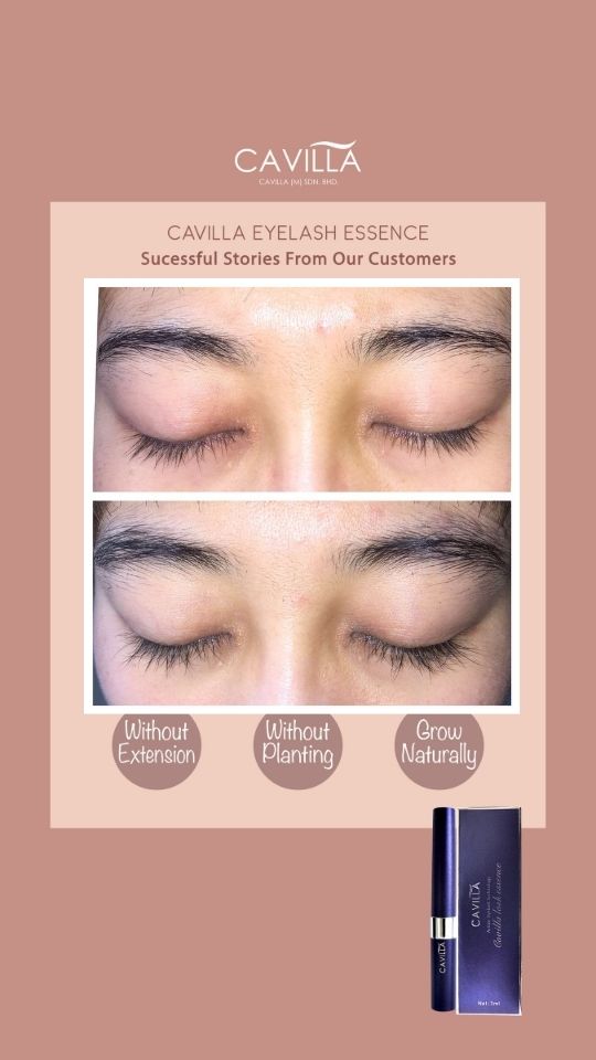 Cavilla Eyelash Serum Testimonial