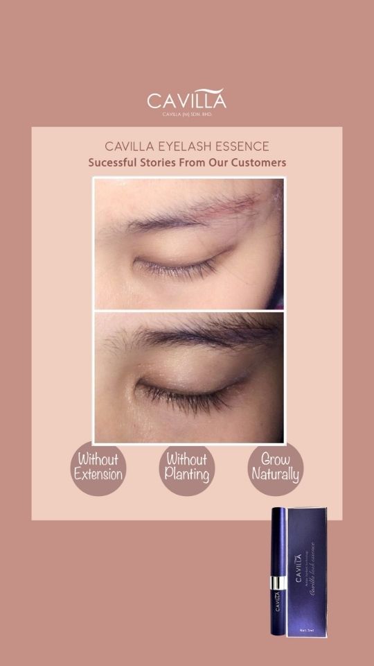 Cavilla Eyelash Serum Testimonial