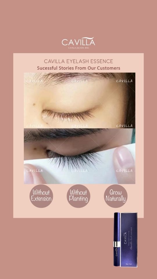 Cavilla Eyelash Serum Testimonial