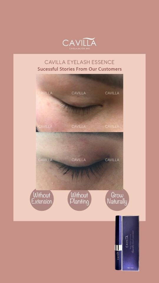 Cavilla Eyelash Serum Testimonial